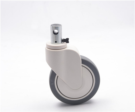 125mm 2D-2 Central Locking Single-Wheel Caster