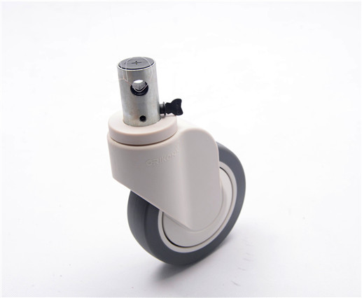150mm 2D-2 Central Locking Single-Wheel Caster