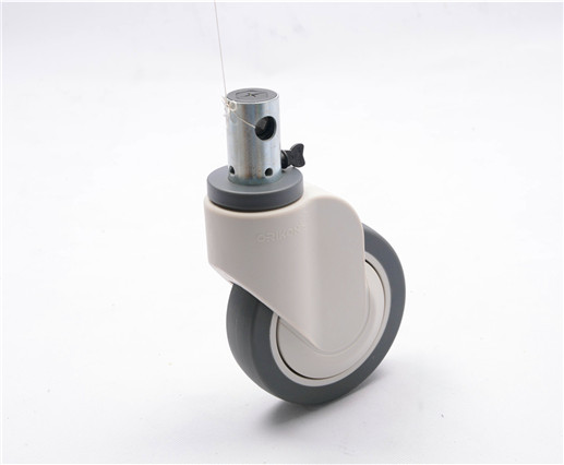 150mm 2D-2 Central Locking Single-Wheel Caster