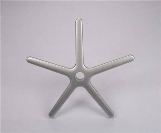 five star Polishing Silver office aluminium chair base 300mm